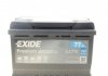 Акумуляторна батарея 77Ah/760A (278x175x190/+R/B13) Premium EXIDE EA770 (фото 1)