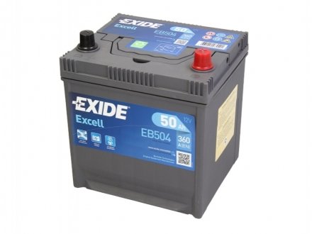 Стартерна батарея (акумулятор) EXIDE EB504 (фото 1)