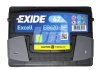 Акумуляторна батарея 62Ah/540A (242x175x190/+R/B13) Excell EXIDE EB620 (фото 2)