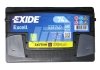 Акумуляторна батарея 74Ah/680A (278x175x190/+R/B13) Excell EXIDE EB740 (фото 2)
