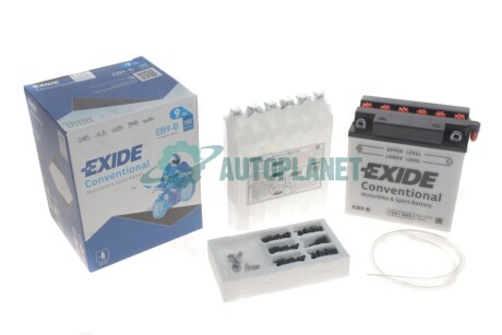 Стартерна батарея (акумулятор) EXIDE EB9-B