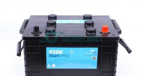 Акумуляторна батарея 145Ah/1000A (360x253x240/+R/B00) StartPro EXIDE EG145A