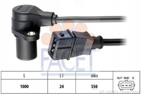 1 953 228 Датчик положения распредвала FACET 9.0228