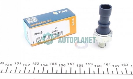 Датчик тиску оливи Opel Astra H/J/Insignia A 1.0-1.8 04- (0,40 bar) M10x1 FAE 12439 (фото 1)
