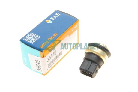 Датчик температури охолоджуючої рідини VW Caddy II 1.9D 95-04 (2 конт.) (112°С) FAE 35640