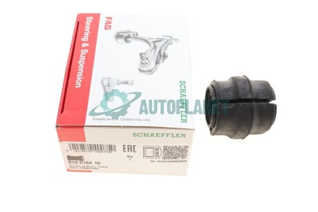 Втулка стабилизатора (переднего) Citroen Berlingo/Peugeot Partner 1.6 HDi 08- (d=24.5mm) FAG 819 0184 10