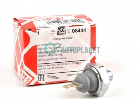 Датчик давления масла VW T4 -03 (серый) FEBI BILSTEIN 08444 (фото 1)