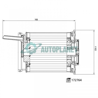 FEBI VW фільтр паливний Touareg 3.0TDI 17-, AUDI A6 2.0TDI 13-, Q7/Q8 3.0TDI 5- FEBI BILSTEIN 172764