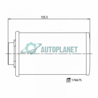 Фильтр АКПП BMW 5 (F10) 10- S63/S65/N54/N55 FEBI BILSTEIN 176675