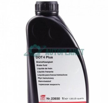 Жидкость тормозная DOT4 Plus (1L) FEBI BILSTEIN 23930