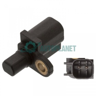 FEBI FORD датчик ABS задн.C-Max,Focus II,Galaxy,Kuga,Mondeo IV,Mazda 3,5,Volvo 03- FEBI BILSTEIN 46316 (фото 1)