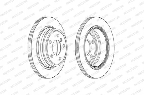 Гальмівний диск FERODO DDF2313C