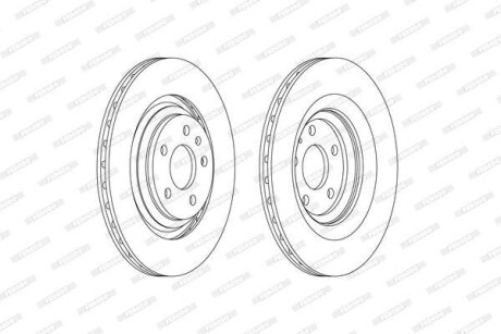 Диск гальмівний FERODO DDF2546C