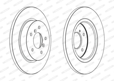 Диск гальмівний FERODO DDF2683C