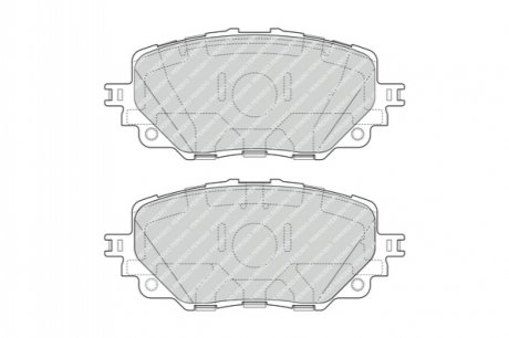 Гальмівні колодки, дискові. FERODO FDB4873