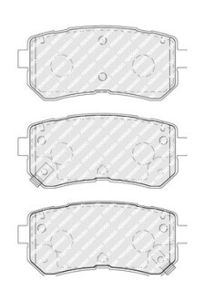 Колодки гальмівні дискові FERODO FDB5066