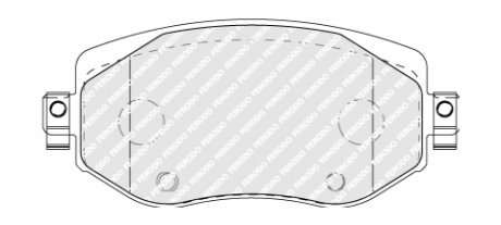 Гальмівні колодки, дискові. FERODO FDB5104