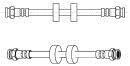 Шланг гальмівний FERODO FHY2837