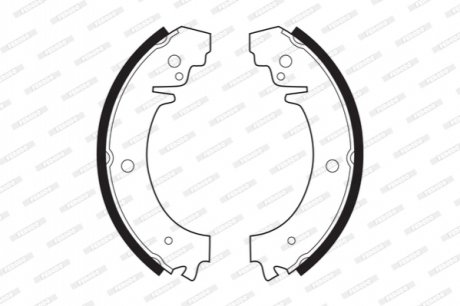 Комплект барабанних гальмівних колодок FERODO FSB59 (фото 1)