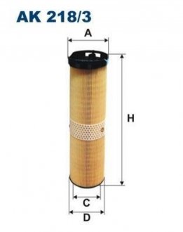 Фільтр повітряний FILTRON AK2183