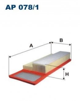 Фільтр повітря FILTRON AP 078/1