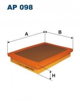 Фільтр повітря FILTRON AP 098/3