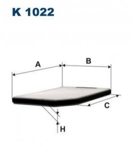 Фільтр салону FILTRON K 1022