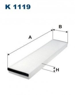 Фильтр салона FILTRON K 1119