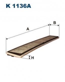 Фильтр салона FILTRON K 1136A