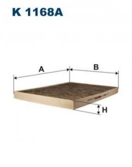 Фильтр салона FILTRON K 1168A