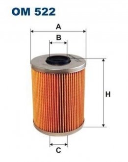 Фильтр масляный FILTRON OM 522