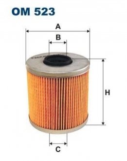 Фильтр масляный FILTRON OM 523