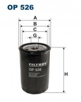 Фильтр масляный FILTRON OP 526