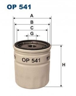 Фильтр масляный FILTRON OP 541