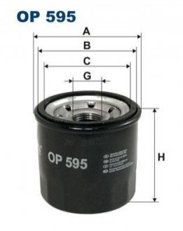 Фильтр масляный FILTRON OP 595/1