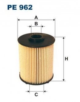 Фільтр палива FILTRON PE 962