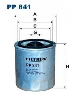 Фільтр палива FILTRON PP 841/1 (фото 1)