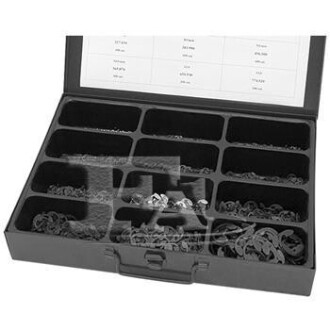 FISCHER стопорні кільця хвильові (12 типів, 1200 шт) Fischer Automotive One (FA1) 783.520.001