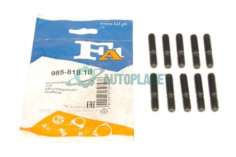 Шпилька коллектора выпускного Opel Astra/Vectra/Omega 1.6-2.0 91-05 (M8x1.25x16/28) (к-кт 10шт)) Fischer Automotive One (FA1) 985-818.10