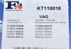 Комплект прокладок турбіни VW Caddy II 1.9 TDI 96-04 Fischer Automotive One (FA1) KT110016 (фото 6)