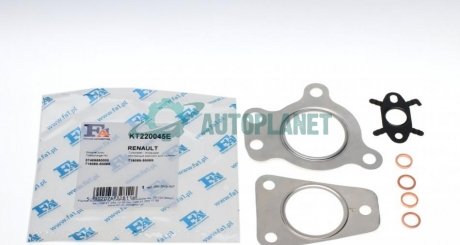 Комплект прокладок турбіни Renault Laguna 2.2 dCi 01-07 Fischer Automotive One (FA1) KT220045E (фото 1)