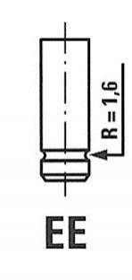Клапан впускной FIAT 3761/SCR IN FRECCIA R3761/SCR (фото 1)