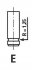 Клапан EX Psa 1.7D/1.9D XUD7/XUD9 33X8X112 86- FRECCIA R3988/RCR (фото 1)