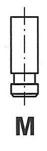 Клапан выпускной NISSAN DATSUN 4441/RCR EX FRECCIA R4441/RCR