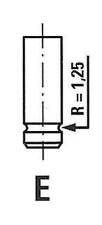 Клапан впускной NISSAN/DATSUN 4653/RCR IN FRECCIA R4653/RCR