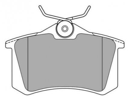 Колодки тормозные задние FBP-0575 FREMAX FBP0575 (фото 1)