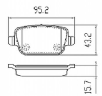 Колодки тормозные задние FBP-1499 FREMAX FBP1499