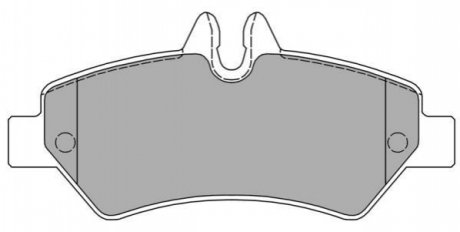 Колодки тормозные задние FBP-1521 FREMAX FBP1521 (фото 1)
