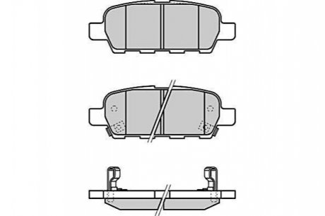Колодки тормозные задние FBP-1914 FREMAX FBP1914 (фото 1)