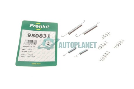 Комплект пружинок колодок ручника Volvo V70/S60/S80/XC70 II 97-12 FRENKIT 950831